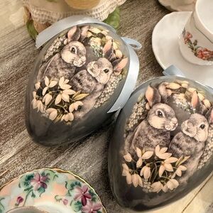 Large Decorative Rabbit Egg Ornaments